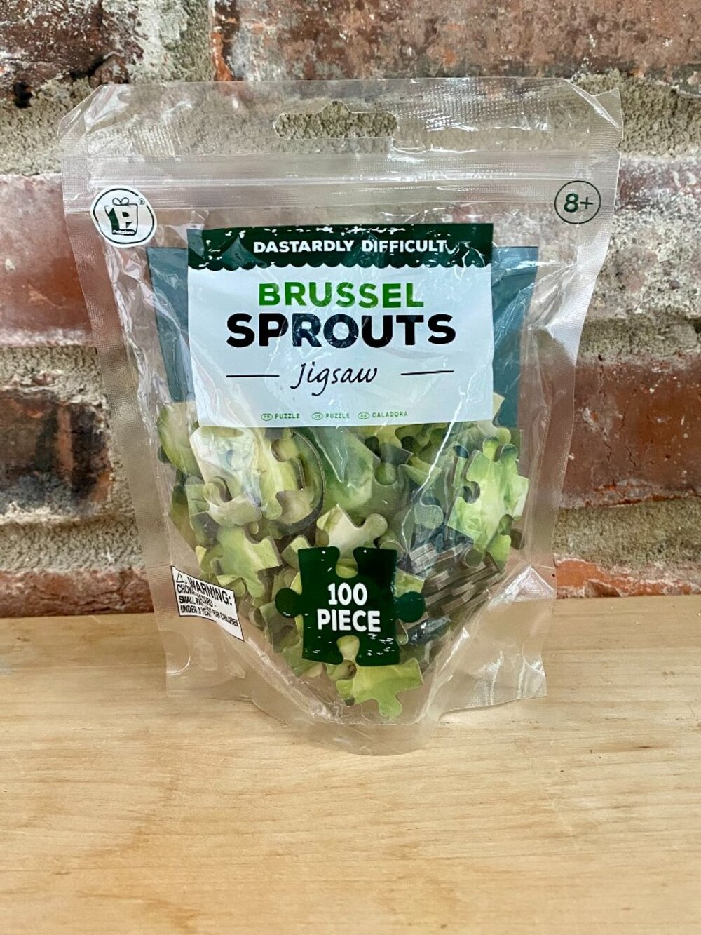 Brussels Sprouts Jigsaw Puzzle, 100 Pieces, New and Sealed.